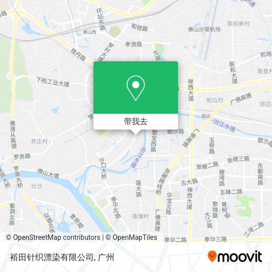 裕田针织漂染有限公司地图