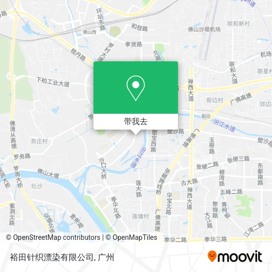 裕田针织漂染有限公司地图