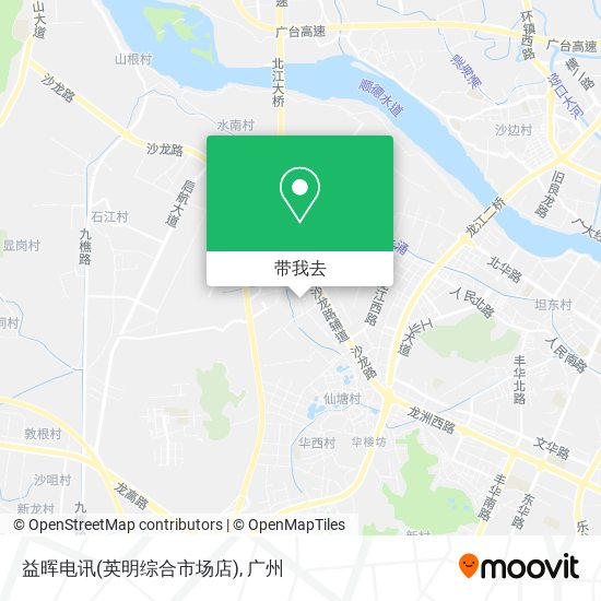 益晖电讯(英明综合市场店)地图