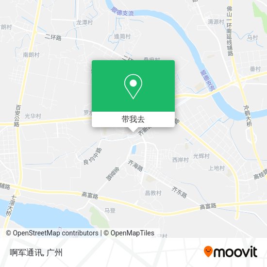 啊军通讯地图