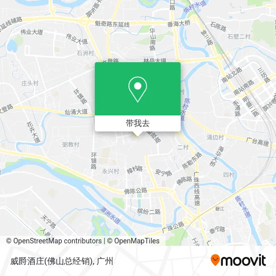 威爵酒庄(佛山总经销)地图