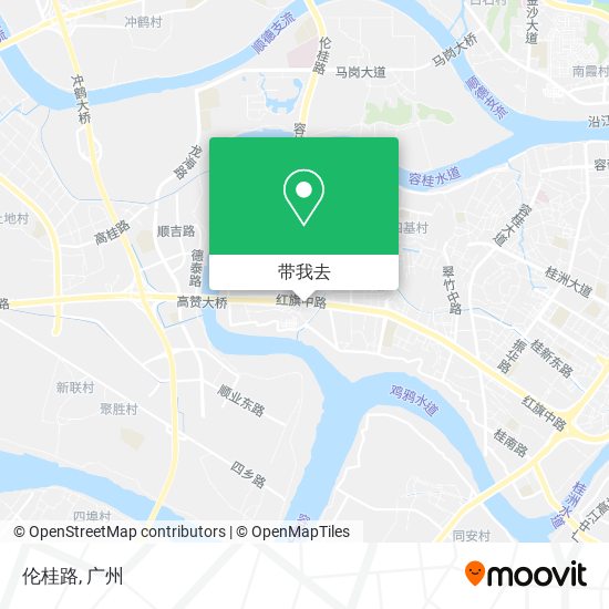 伦桂路地图