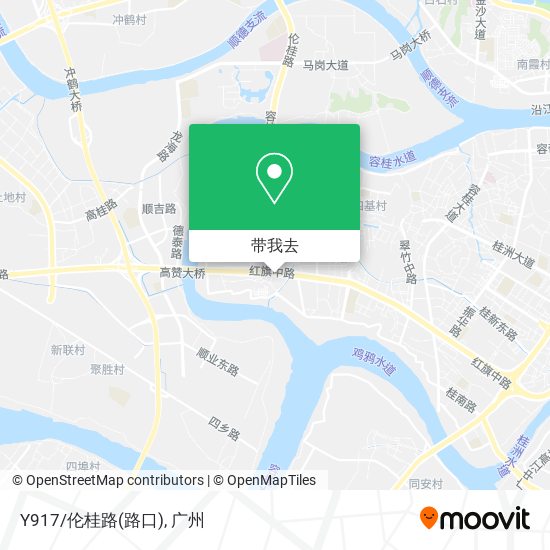Y917/伦桂路(路口)地图