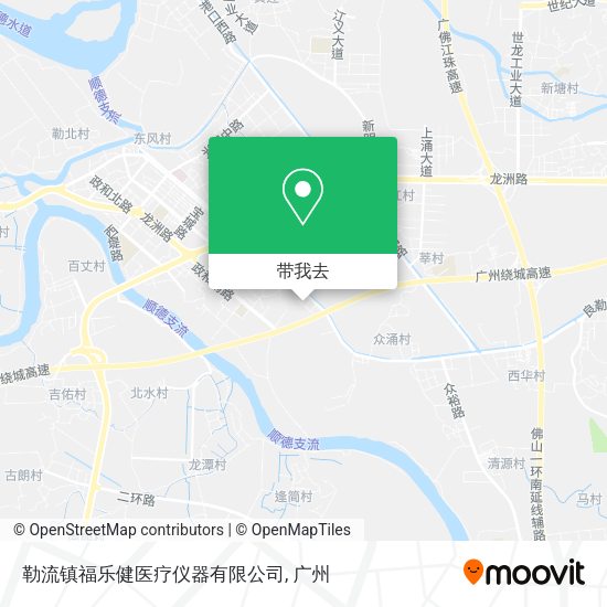 勒流镇福乐健医疗仪器有限公司地图