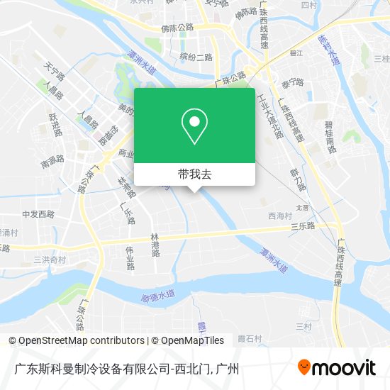 广东斯科曼制冷设备有限公司-西北门地图