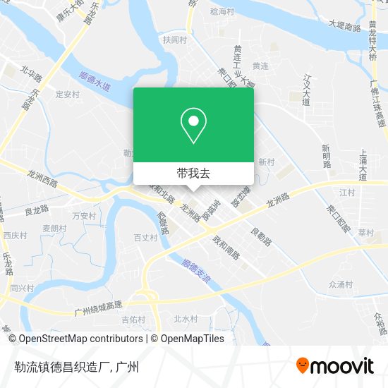 勒流镇德昌织造厂地图