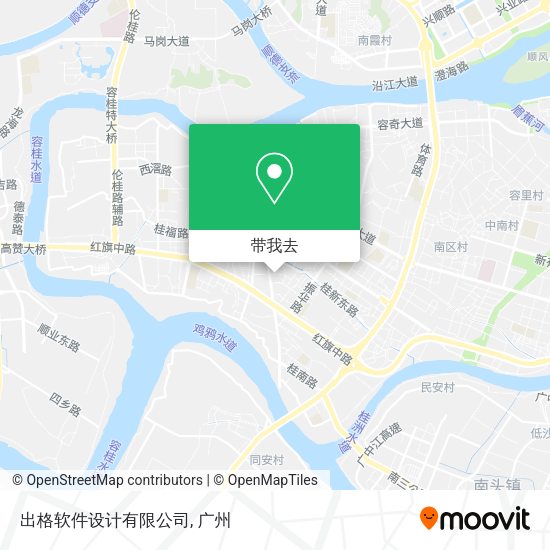 出格软件设计有限公司地图