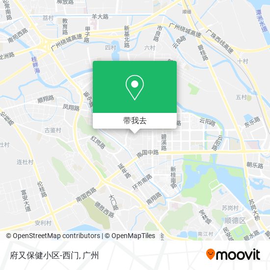 府又保健小区-西门地图