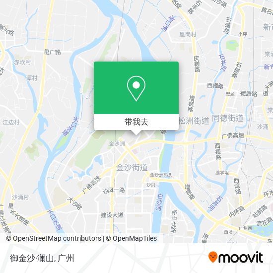 御金沙·澜山地图
