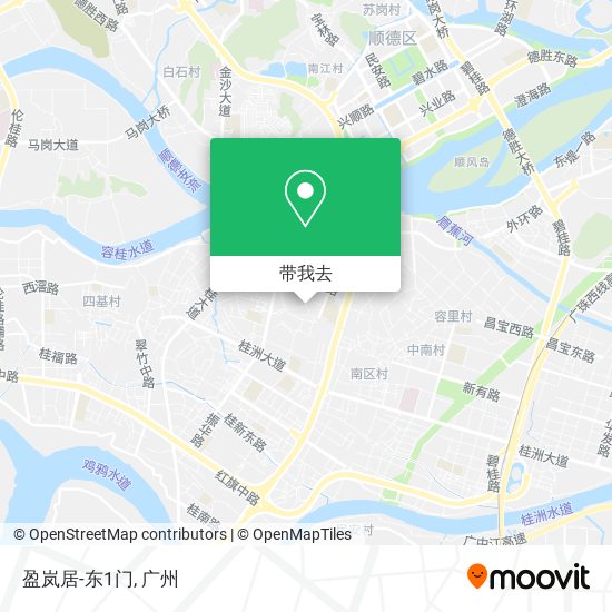 盈岚居-东1门地图