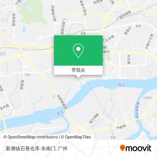 新塘镇石巷仓库-东南门地图