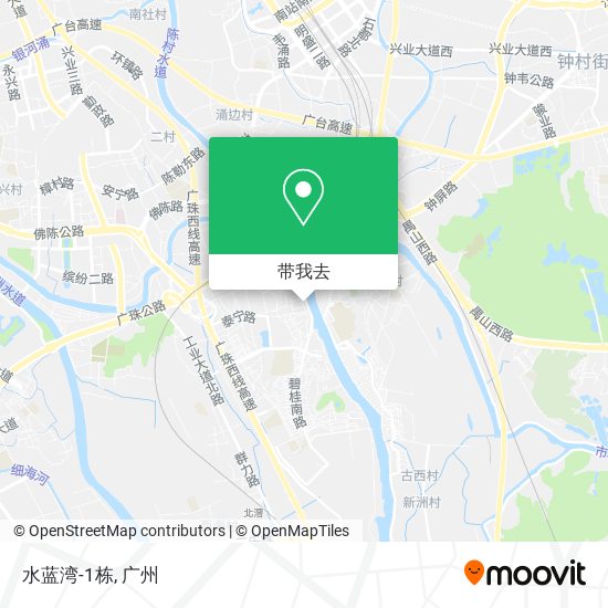 水蓝湾-1栋地图