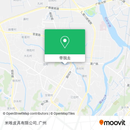 米唯皮具有限公司地图