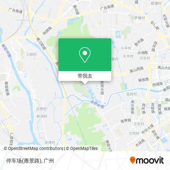 停车场(雍景路)地图