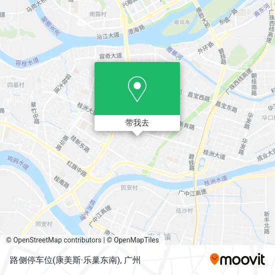 路侧停车位(康美斯·乐巢东南)地图
