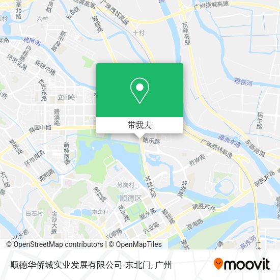 顺德华侨城实业发展有限公司-东北门地图