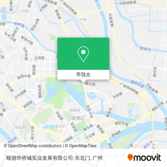 顺德华侨城实业发展有限公司-东北门地图