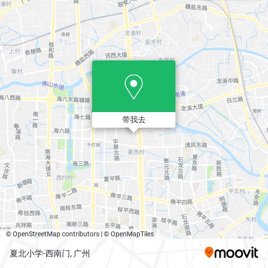 夏北小学-西南门地图