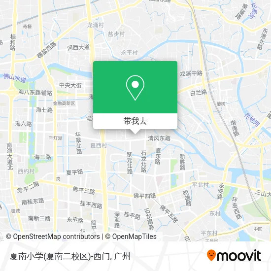 夏南小学(夏南二校区)-西门地图