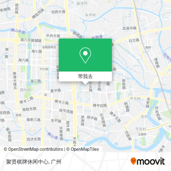 聚贤棋牌休闲中心地图