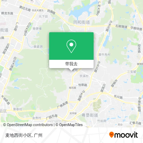 麦地西街小区地图