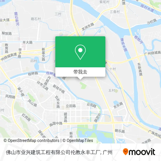 佛山市业兴建筑工程有限公司伦教永丰工厂地图