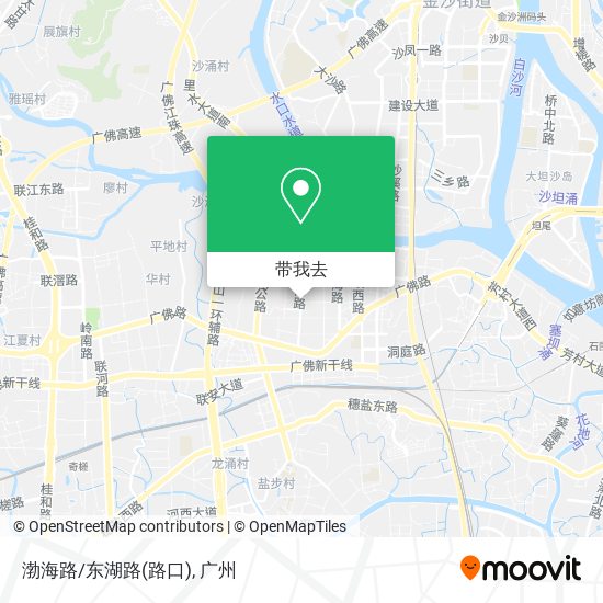 渤海路/东湖路(路口)地图