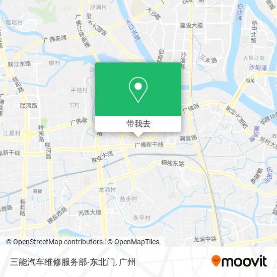 三能汽车维修服务部-东北门地图