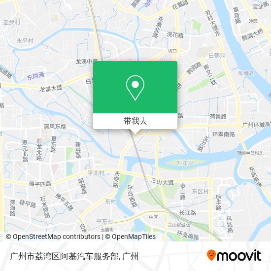 广州市荔湾区阿基汽车服务部地图