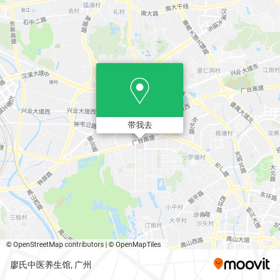 廖氏中医养生馆地图