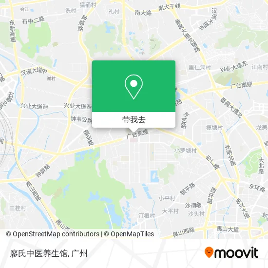 廖氏中医养生馆地图
