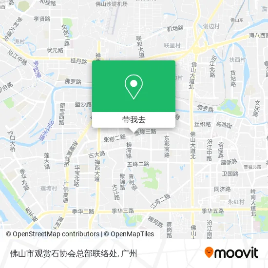 佛山市观赏石协会总部联络处地图