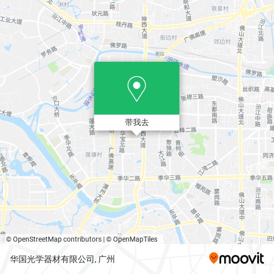 华国光学器材有限公司地图