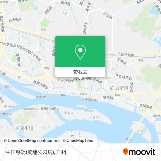 中国移动(黄埔公园店)地图