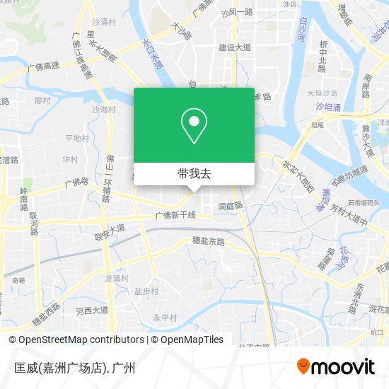 匡威(嘉洲广场店)地图
