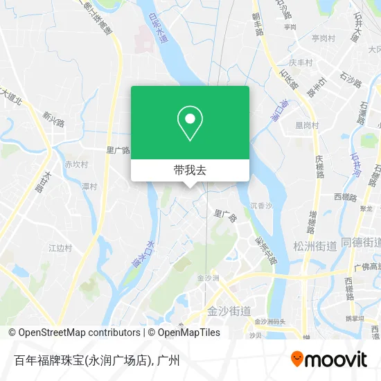 百年福牌珠宝(永润广场店)地图