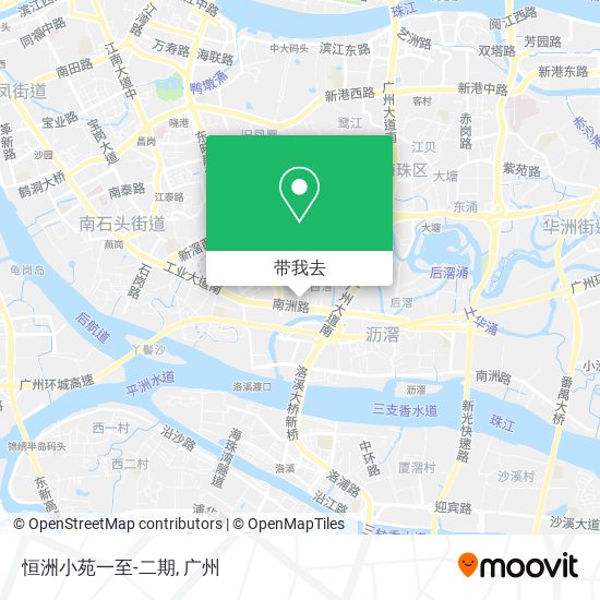 恒洲小苑一至-二期地图