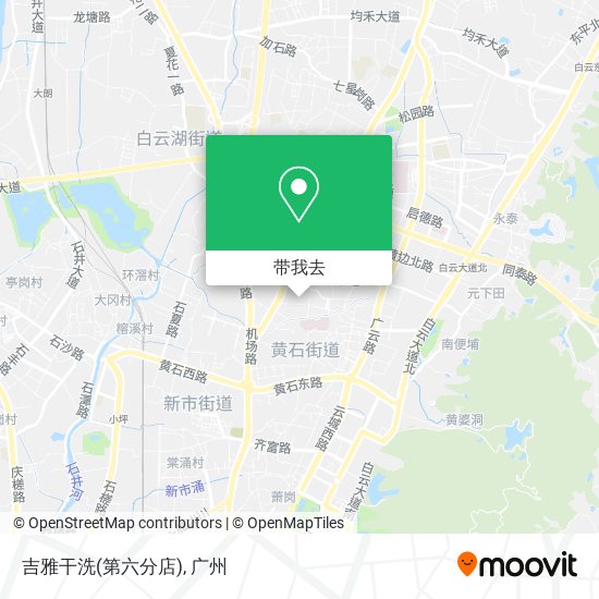 吉雅干洗(第六分店)地图