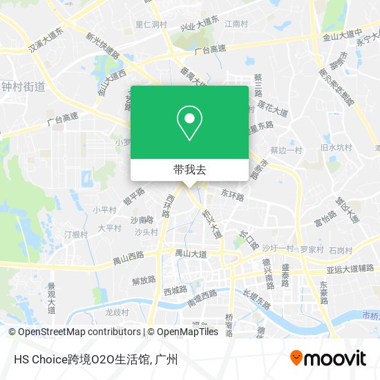 HS Choice跨境O2O生活馆地图