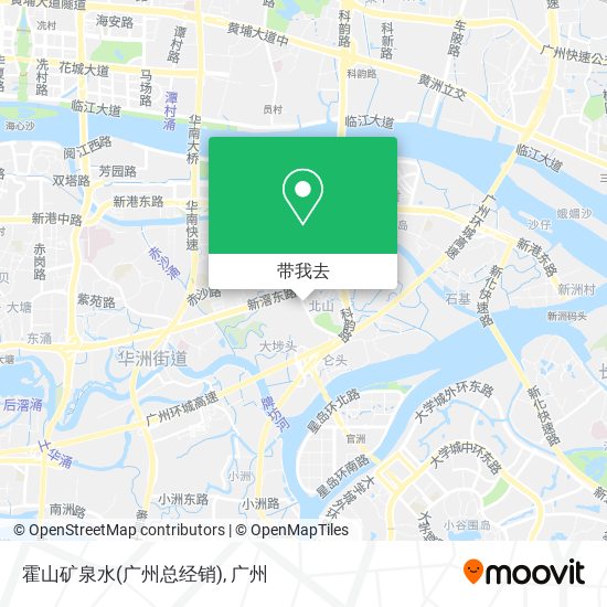 霍山矿泉水(广州总经销)地图