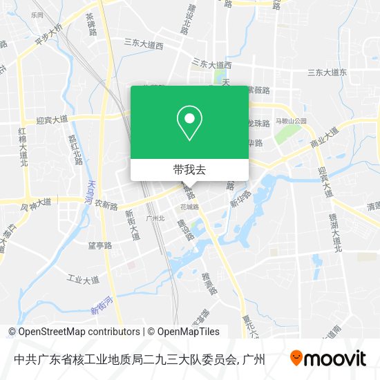 中共广东省核工业地质局二九三大队委员会地图