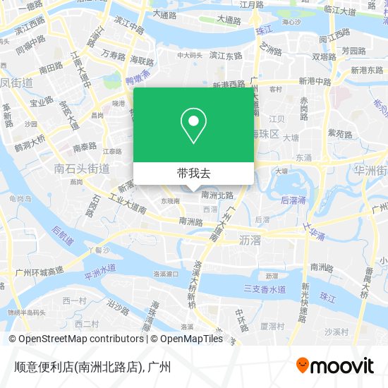 顺意便利店(南洲北路店)地图