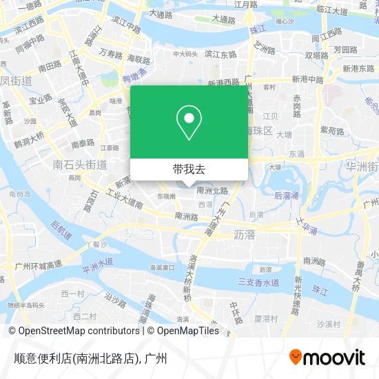 顺意便利店(南洲北路店)地图