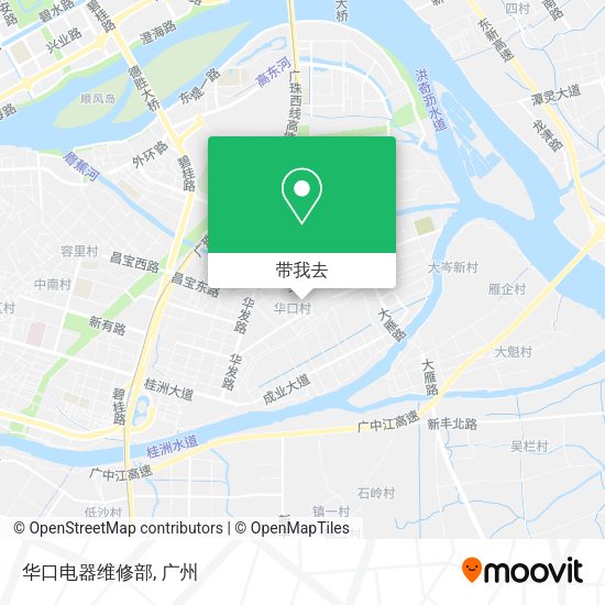 华口电器维修部地图