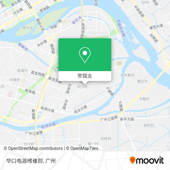 华口电器维修部地图
