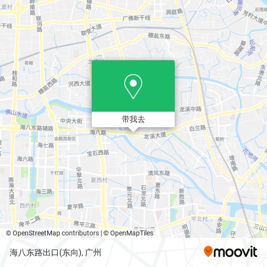海八东路出口(东向)地图