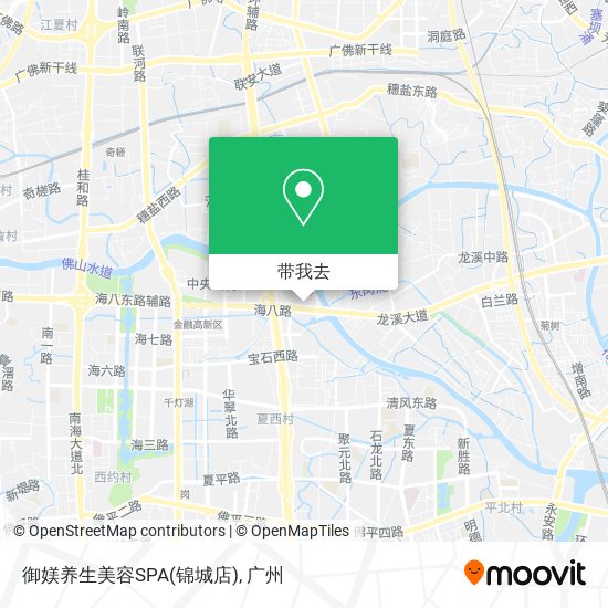 御媄养生美容SPA(锦城店)地图
