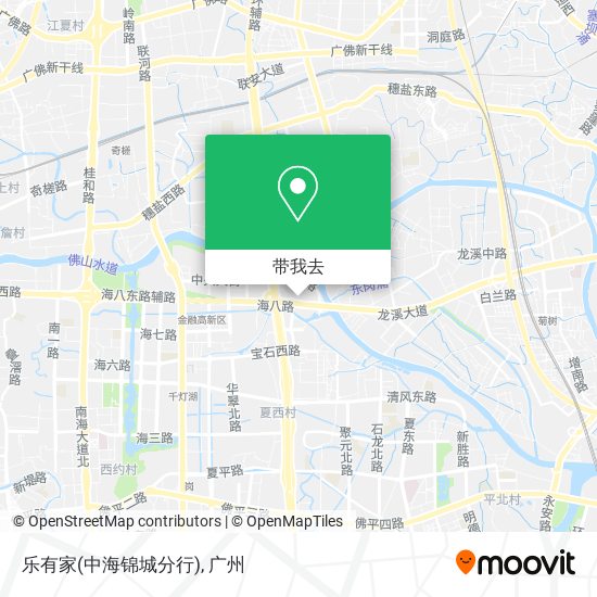 乐有家(中海锦城分行)地图