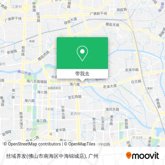 丝域养发(佛山市南海区中海锦城店)地图