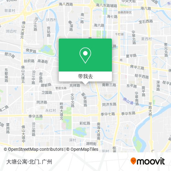 大塘公寓-北门地图